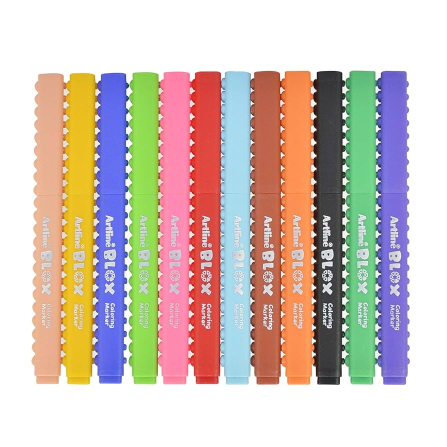 Amazon.co.jp: シャチハタ BLOX カラーペン 水性 12色セット KTX