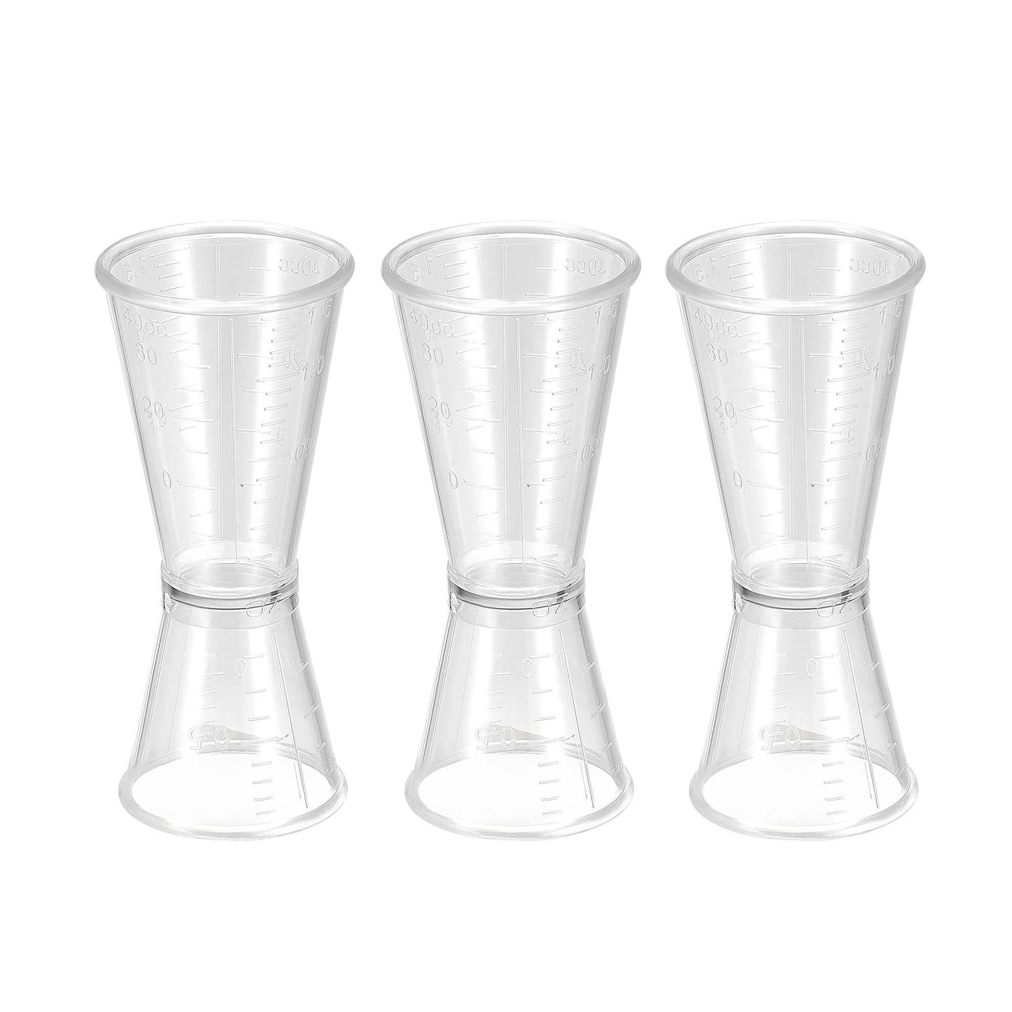 Tasse à mesurer double tête en plastique pour doser les liquides de laboratoire avec précision