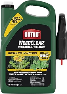 Ortho WeedClear Weed Killer for Lawns with Trigger Sprayer, Kills Dandelion and Clover, 1 gal.