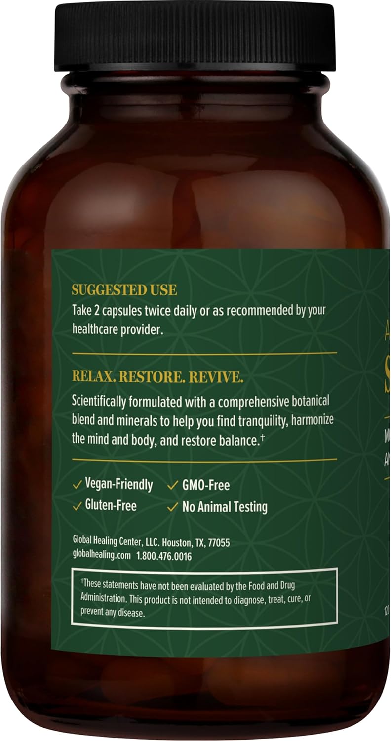Global Healing Center - Stress Relief Supplement with Lithium Orotate - Advanced Calm Support Helps Ease Stress and Improve Function - Lithium Supplements - (120 Capsules) - Image 2