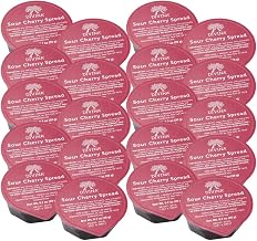 DIVINA Spreads Portion Mini, 0.7 oz, 20 Count (Sour Cherry Spread)