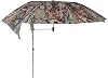 Kalkal Tree Stand Umbrella, 58 Wide Camo Hunting Umbrella for Tree Stand, Weather-Resistant Treestand Roof Quick Set, Portable Hunting Accessories