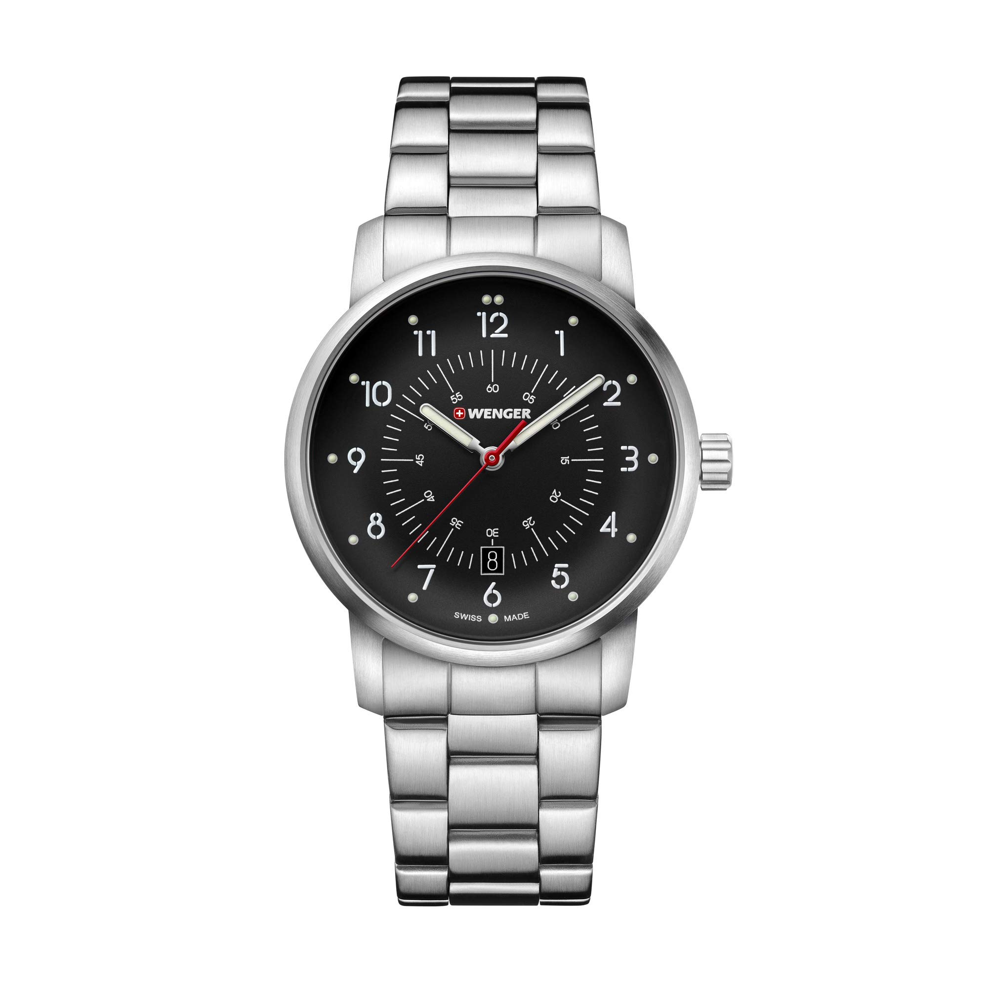 WENGER, Avenue Black Dial Mens Watch, Swiss Made, 01.1641.116 (B07VVDH8KW) Amazon Price History, Amazon Price Tracker