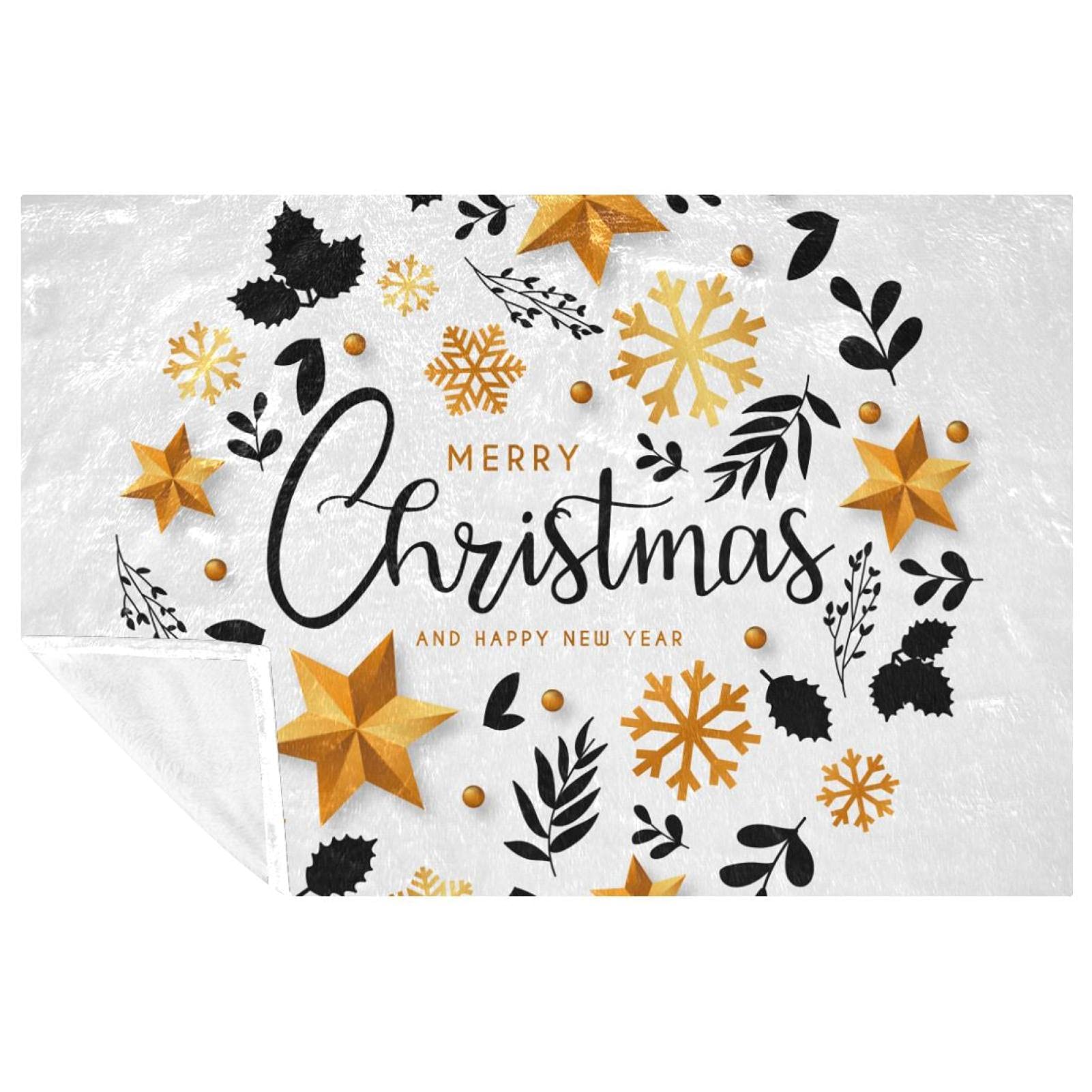 Couverture de Noël plaid lit canapé pique-nique camping plage 150x100