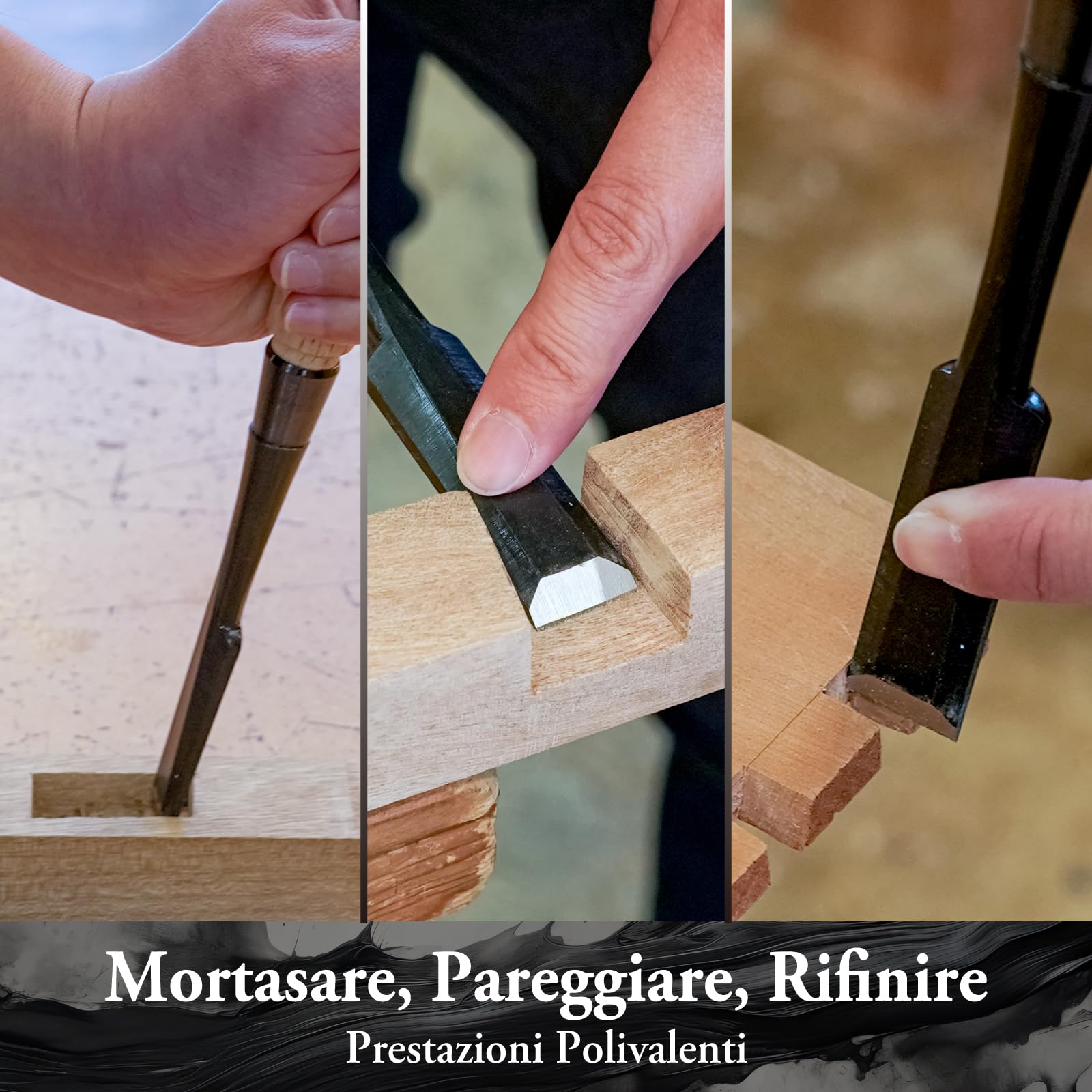SUIZAN Scalpello da Legno Giapponese 18 mm – Oire Nomi Professionale