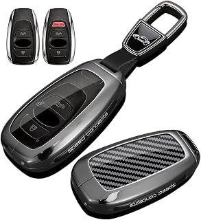 [SANRILY] スバル向けの キーケース キーホルダー キー保護 レヴォーグ レガシィ B4 インプレッサ G WRX S4 STI XV アウトバックBRZ スマピタくん等に適用 高級 炭素繊維合金素材 透明なフロスト TPU 落下 傷防止 オシャレ