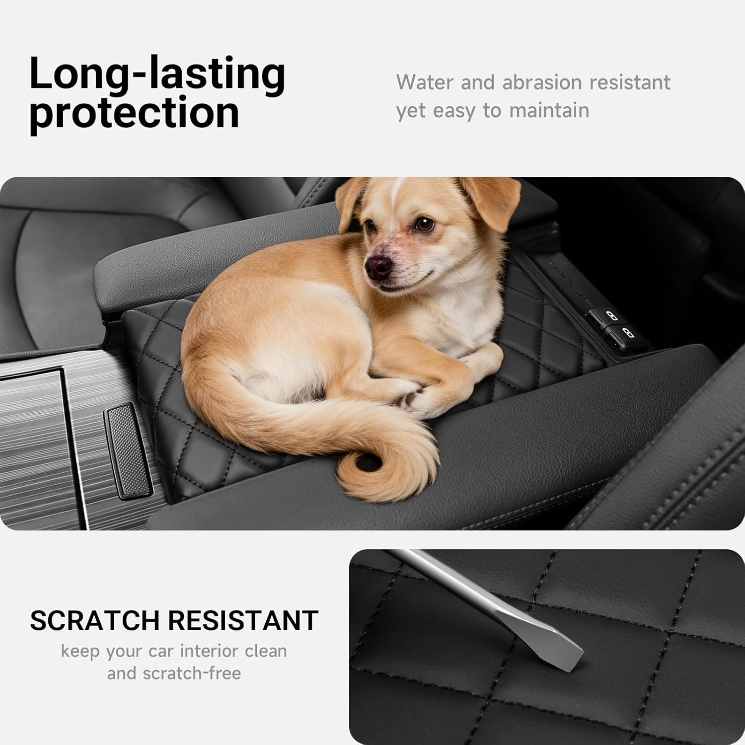 Car Center Console Cover Compatible with Toyota Sienna 2021-2025 2026 Accessories,Microfiber Leather Car Armrest Box Pad,Console Armrest Box Lid Protector,Custom Interior Accessories