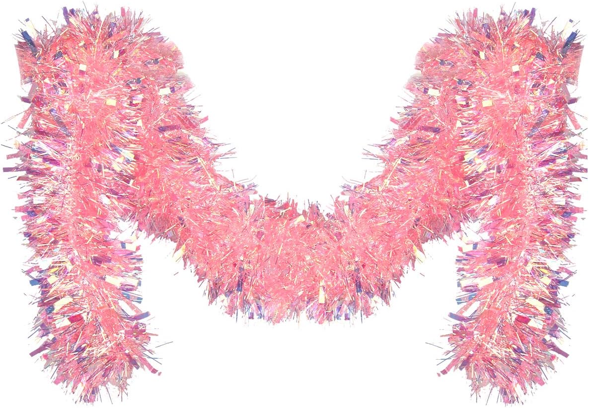 Amazon Co Jp Ccinee クリスマス キラキラガーランド メッキモール 9cm 誕生日 部屋 飾り 新年 キラキラモール クリスマスツリー ガーデン装飾籐 藤蔓 Christmas Tinsel Garland パーティー イベント 結婚式 2次会 新年会 花輪 リボン 幼稚園 教室 カラーバー モール