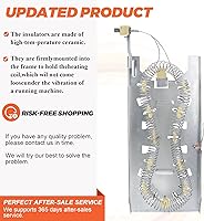 Vista 3 de UPGRADE W11344457 3387747 Elemento calefactor para secadora de Beaquicy – Adecuado para Whirlpool Kenmore elite he4/90 serie elemento calefactor