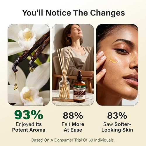 Miniatura 4 de Kukka Aceite esencial de vainilla para difusor, aceite esencial de oleorresina de vainilla 100% natural, aceite esencial de vainilla para la piel,