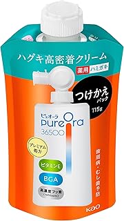 ピュオーラ 【高濃度フッ素配合】 PureOra 36500 薬用ハグキ高密着クリームハミガキ つけかえ用 115g歯磨き粉 歯周病 むし歯予防 ハグキケア