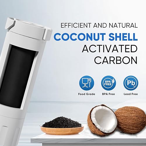 Miniatura 6 de PUREPLUS XWF (no XWFE, sin chips) Reemplazo para GE WR17X30702, GBE21, GDE21, GDE25, GFE24, GFE26, GNE21, GNE25, GNE27, GWE19, GYE18, CFE26 Filtro