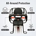 UOIWYAW Kids Rear Bike Seat, Rear Mount Child Bike Seat for 18 Months to 7 Years Old, Safety Bicycle Carrier for Adult Mountain Bike & Electric Bikes (Black) gallery image