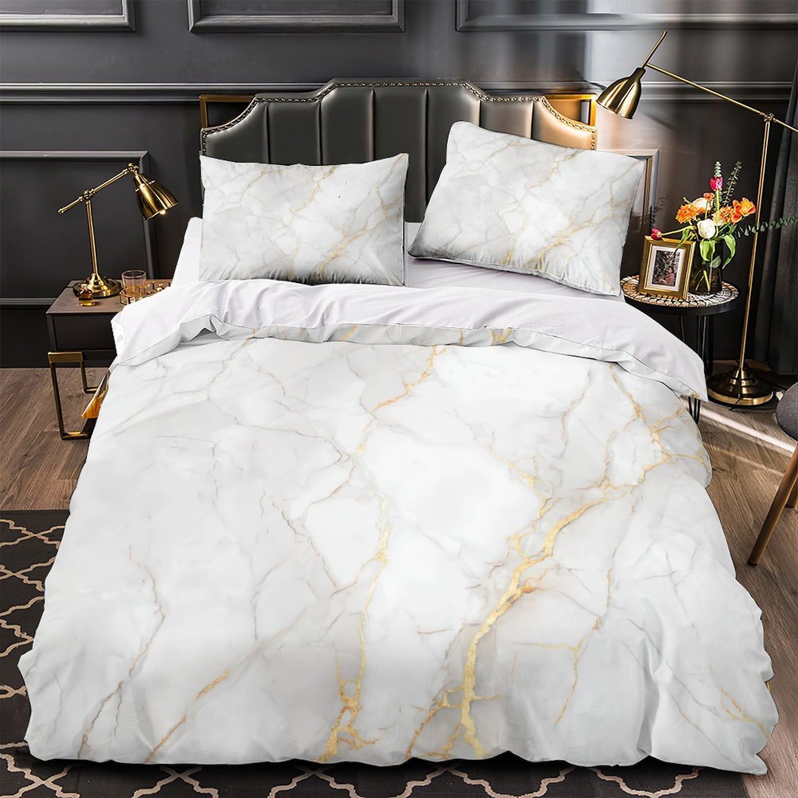 Housse de couette 3D moderne pour décorer la chambre ado avec une parure de lit stylée