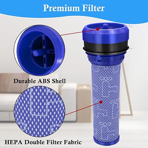 Miniatura 2 de ilovelife Filtro premotor de 2 piezas para aspiradora absoluta Dyson DC37, DC39, DC28, DC53, accesorio para aspiradoras, filtro HEPA lavable, número