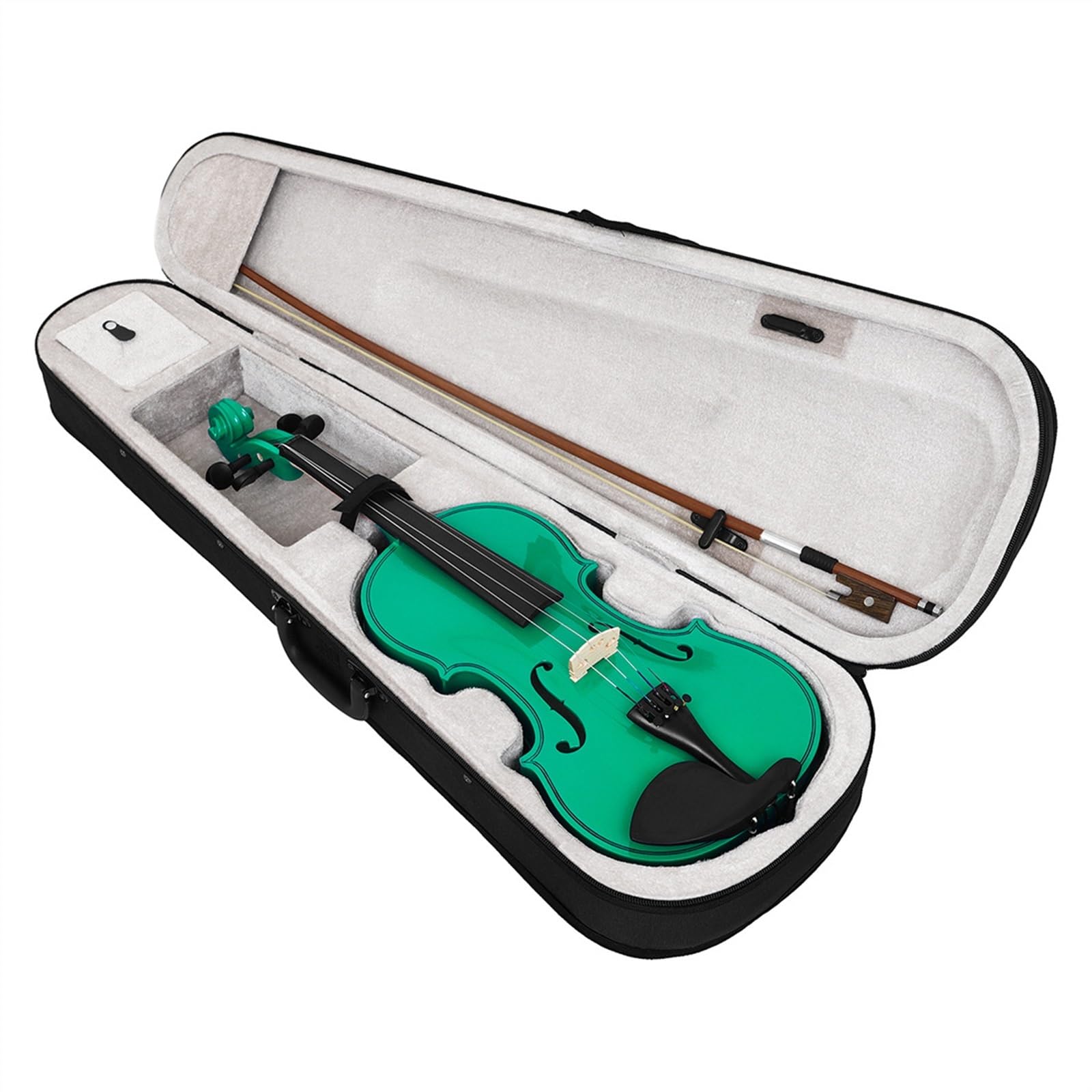 violino per principianti 4/4 Verde Popolare Violino Per Principianti Pratica Adulto Che Suona Violino Violino In Legno Massello