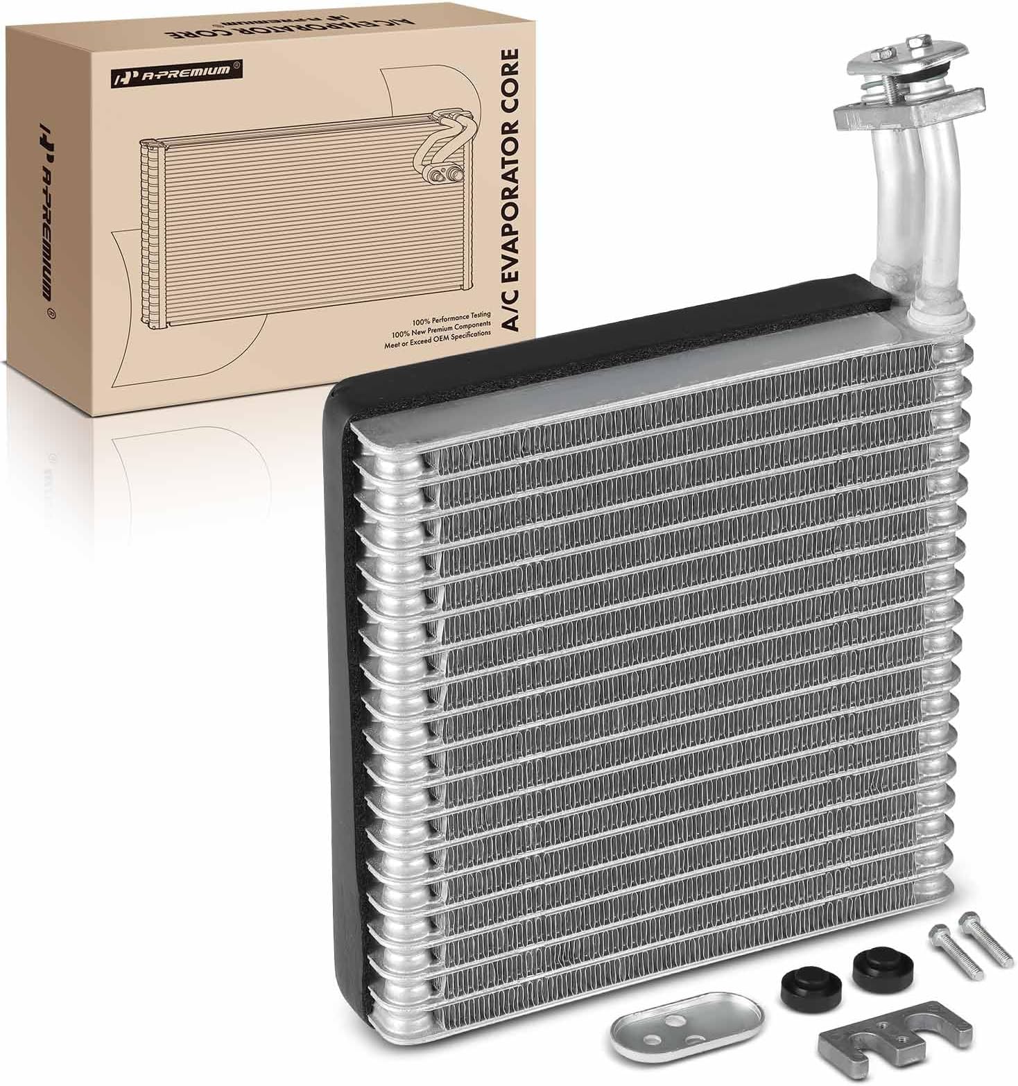 A-Premium Front A/C Evaporator Core Compatible with Dodge Nitro 2007-2011, Jeep Liberty 2008-2011, with Pressing Plate