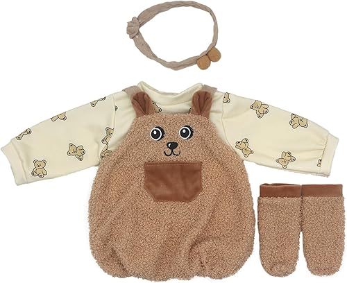 AISITE Ropa de muñecas de bebé de 18 pulgadas, lindos trajes de vestir y accesorios para muñecas Reborn de 18 a 20 pulgadas (1, G)