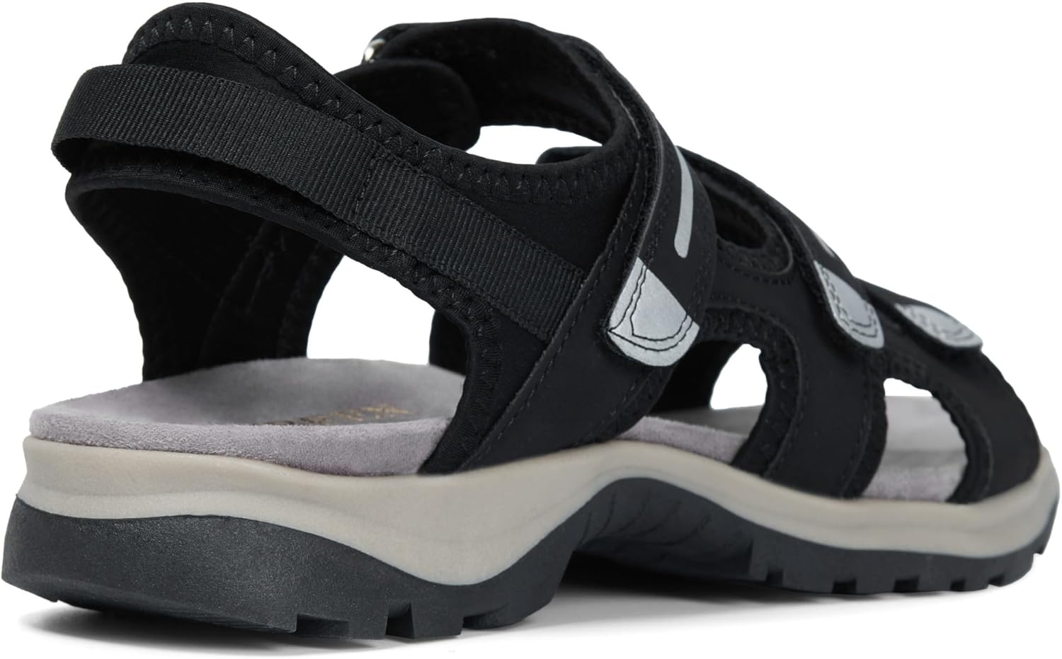 UBFEN Womens Hiking Walking Sandals - Arch Support Open Toe Adjustable Strap Sandals Comfortable Sport Outdoor Shoes