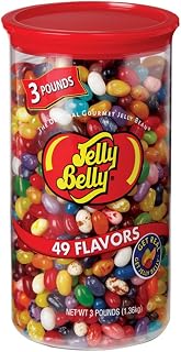 Jelly Belly Assorted Flavors Jelly Beans 3 lb Tub - Bulk Gourmet Candy for Parties & Gifts