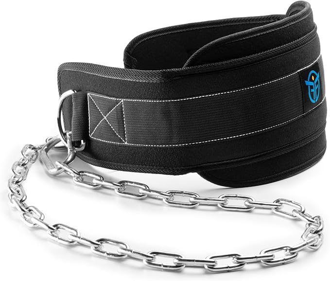 Ceinture Lestée pour la Musculation, Street Workout, Calisthenics - Ceinture de Lest pour Hommes et Femmes avec Chaîne ou Corde, Adaptée à Chaque Morphologie - Jusqu'à 300 KG de Charge