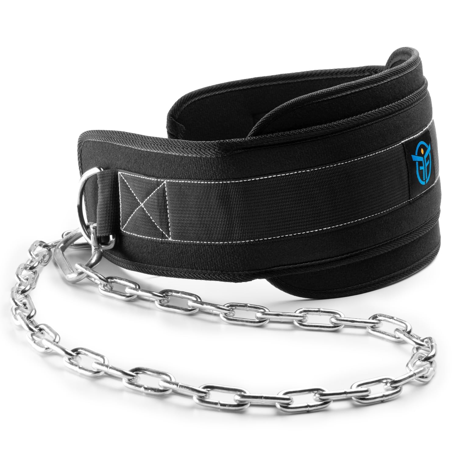 Eric Flag Ceinture Lestée pour la Musculation, Street Workout, Calisthenics - Ceinture de Lest pour Hommes et Femmes avec Chaîne ou Corde, Adaptée à Chaque Morphologie - Jusqu'à 300 KG de Charge