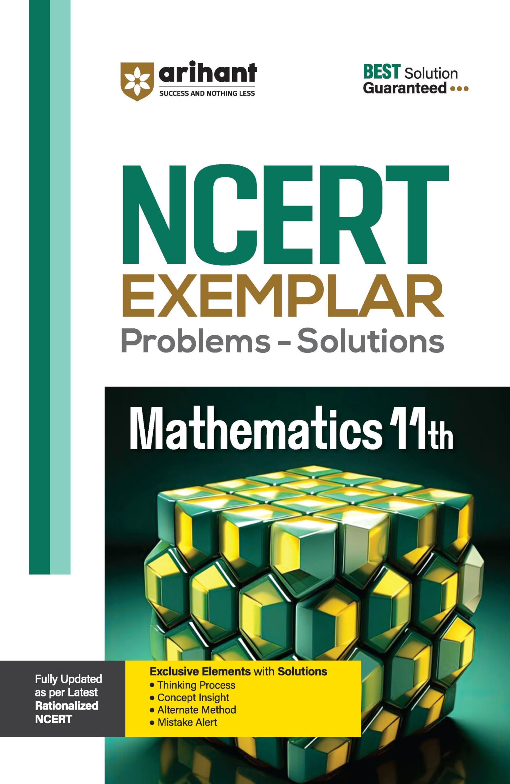Arihant NCERT Exemplar Mathmatices 11th Latest Rationalized Edition | Problems & Solutions with Exclusive Elements | Thinking Process, Concept Insight, Mistake Alert | For Exam 2026-27