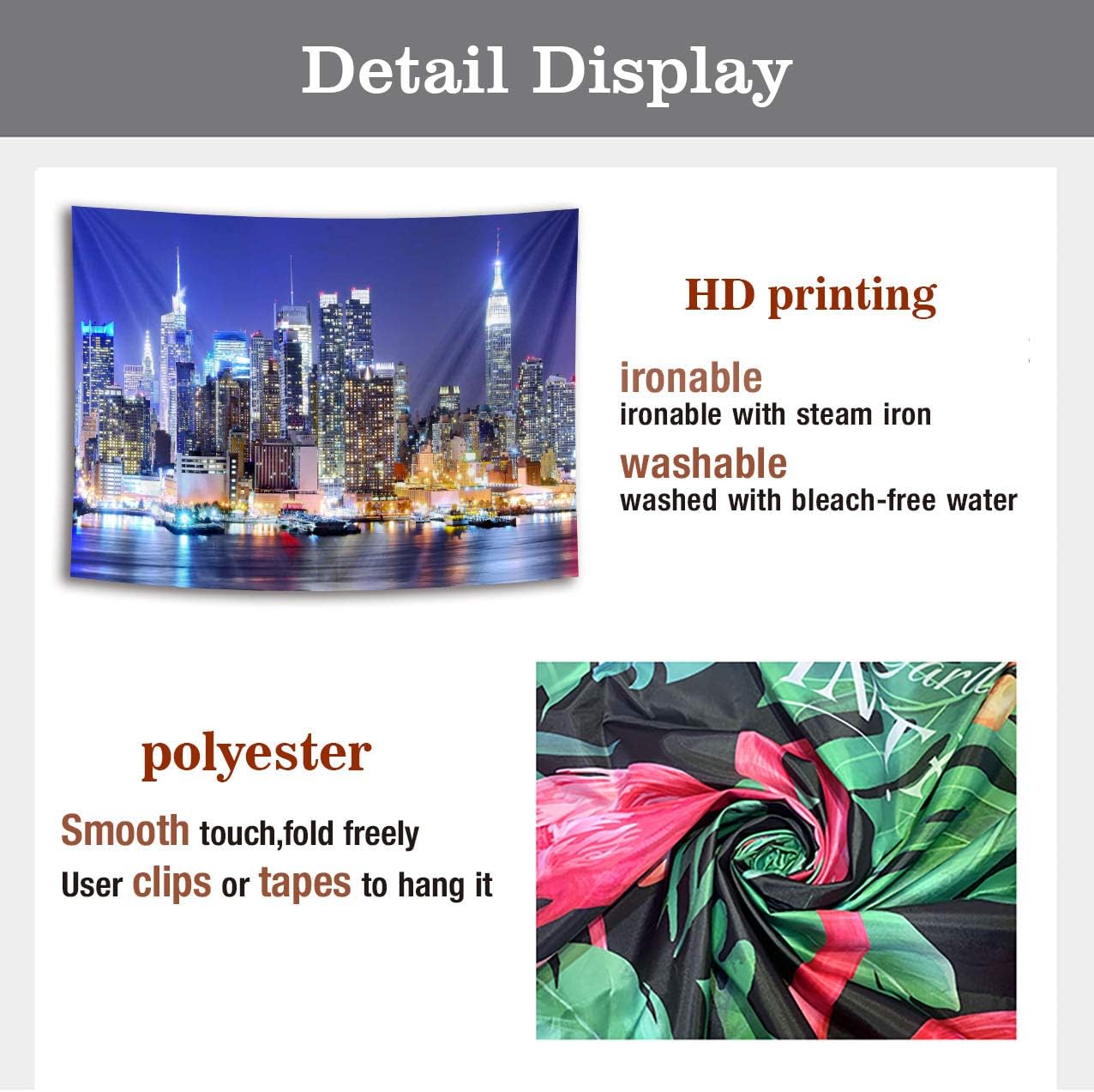 BINQOO 7x5FT New York City Skyline Backdrop New York Night Scene Background NYC Bridge Skyscraper Urban Light Photo Studio Porps