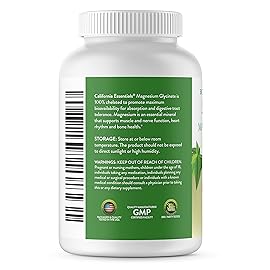 Magnesium Glycinate 400 - Chelated, High Absorption Magnesium for - Vegan, Non-GMO, Gluten-Free 120 Tablets (Servings 60, Serving Size (2) 200mg Tablets)