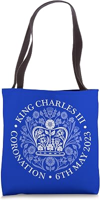 British King III Charles Memorabilia Kings Coronation 2023 Tote Bag