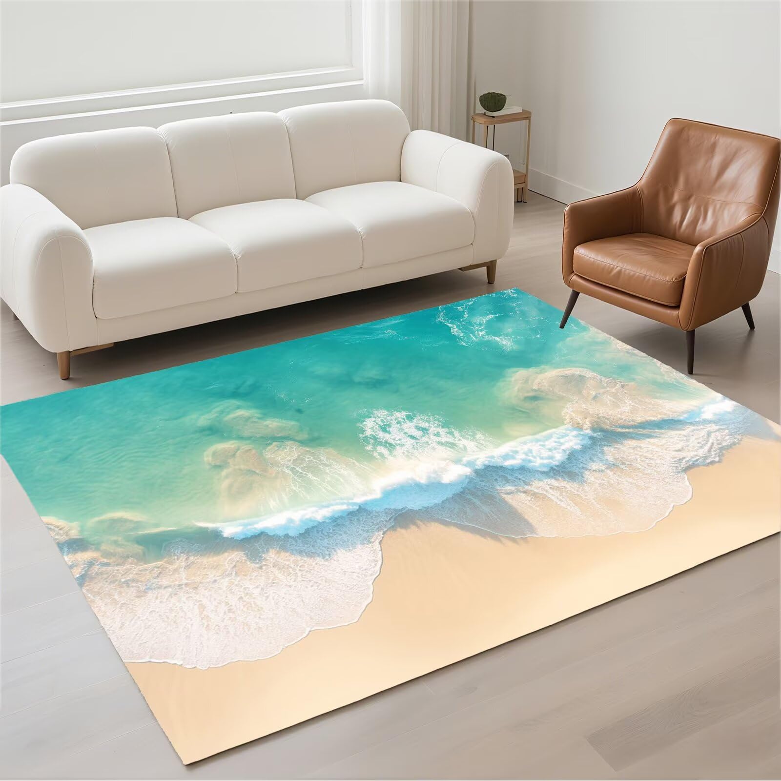 Tapis de couloir et salon moderne lavable pour une entrée accueillante