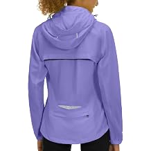 Women's Lightweight Waterproof Cycling Jacket with Removable Sleeves &amp; Hood for Biking Running Golf