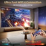 [Mise au Point électrique/clé de voûte Automatique 6D] Projecteur FUDONI avec WiFi6 et Bluetooth 5.4, projecteur de Film extérieur Portable 800ANSI natif 1080p, Support Smart Home Proyector 4K pour - 5