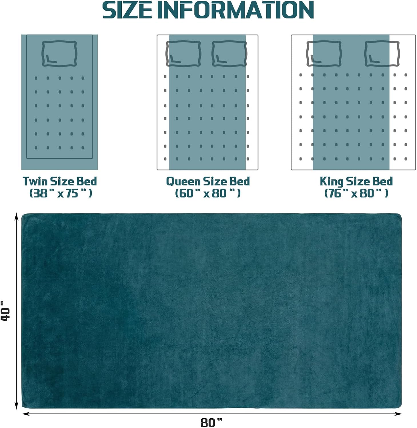 Mixweer 2 Pcs Oversized Bath Towels, 40 x 80 Inch Giant Microfiber Jumbo Bath Sheets Ultra Soft Bathroom Microfiber Quick Dry Absorbent Shower Towels for Spa Camping Beach (Sea Port)