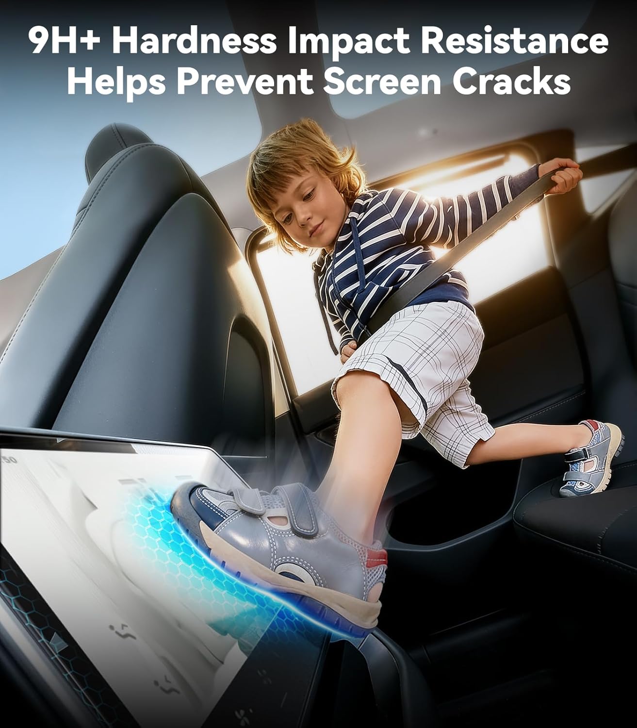 3 in 1 16“ New Model Y Premium & performance (2026) Screen Protector Matte 3 Psc Protector Center Display + Rear Touchscreen + Rearview Mirror Model Y