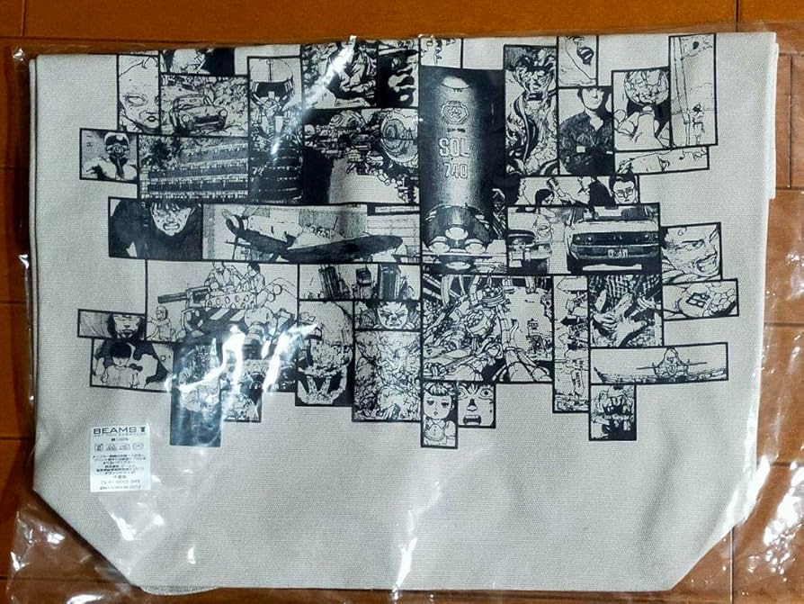 Amazon.co.jp: 大友克洋 トートバッグ グレー GENGA展 AKIRA