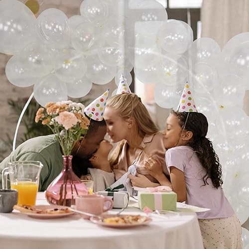 Miniatura 9 de 200 globos transparentes de 5 pulgadas, mini globos de látex transparentes pequeños para fiesta de cumpleaños, boda, baby shower, aniversario,