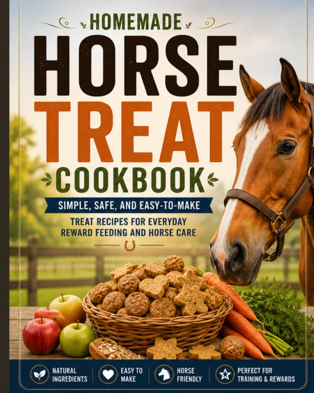 Homemade Horse Treat Cookbook: Simple, Safe, and Easy-to-Make Treat Recipes for Everyday Reward Feeding and Horse Care