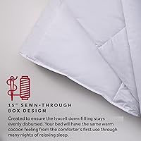 Vista 4 de Marriott Exclusivo relleno de edredón de plumón, edredón de cama de hotel con diseño de caja cosida, tamaño Queen
