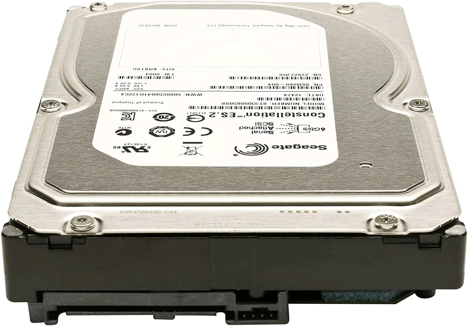 Seagate ST33000650SS Constellation ES.2 SAS 6Gb/s 3-TB Hard Drive