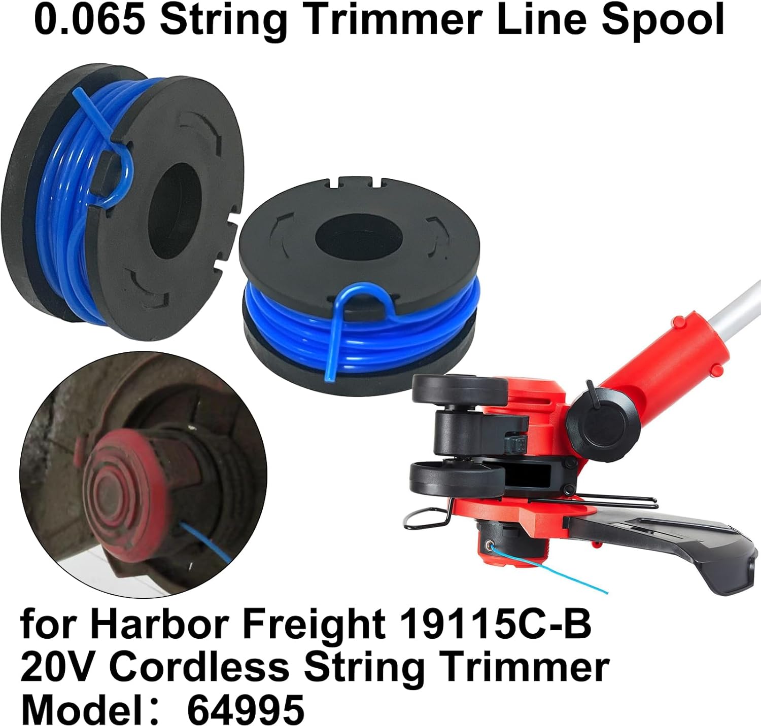 Replacement Spool Trimmer Spool view 7