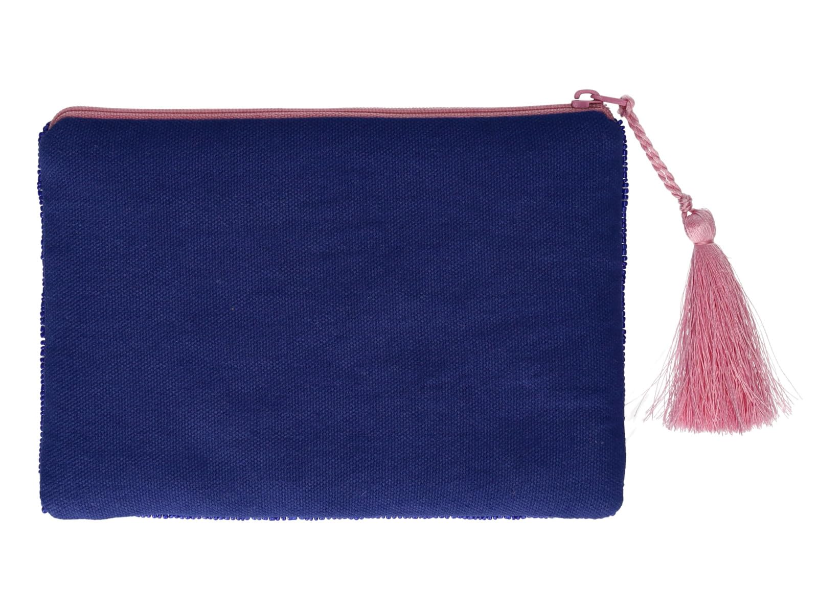 Elodie, Kosmetiktasche, M, Motiv: Blüten, blau 0,5x12x18cm