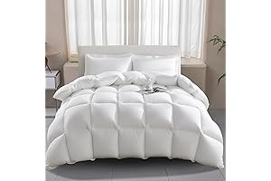 Luxurious Goose Feather Down Comforter: Unparalleled Comfort with 1000 Fill Power