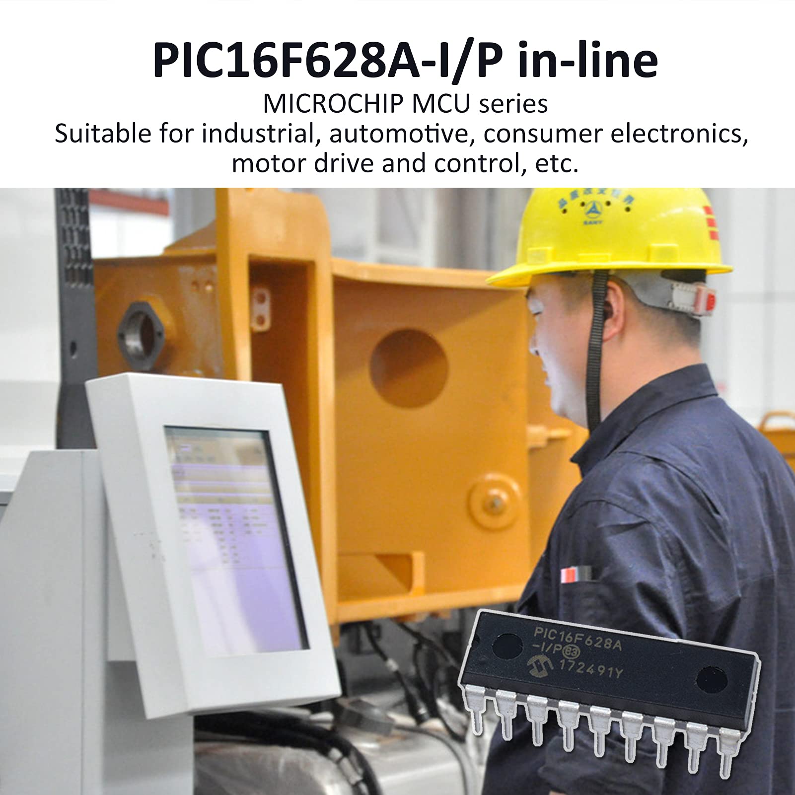 PIC16F628A-I/P de Microchip - Microcontrollers - Distribuidores