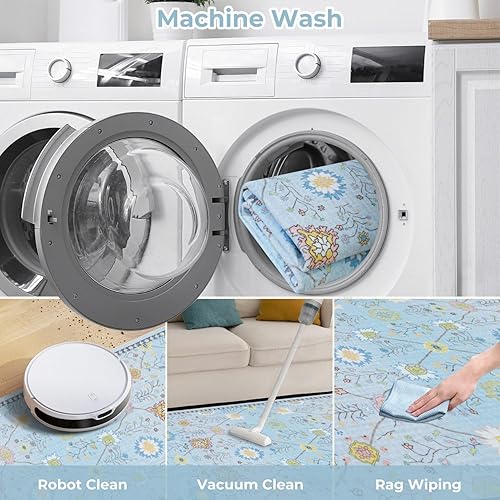 Miniatura 9 de Syalife Tapete para puerta de interior, antideslizante, resistente a la suciedad, tapete de entrada, tapete para puerta de perro, tapete de