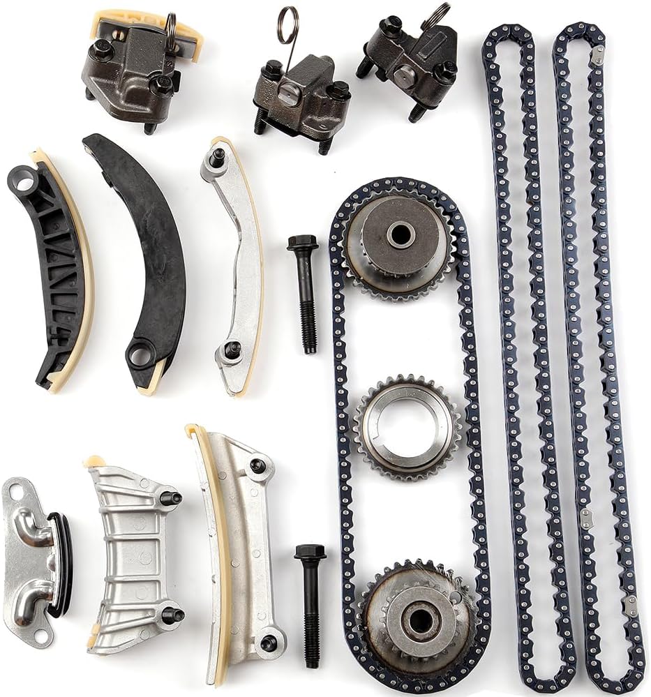 ECCPP 9-0753S Engine Timing Chain Kit fits for 2012-2019 for Chevrolet Impala;2012-2017 for Chevrolet Caprice;2010-2017 for GMC Terrain