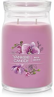 Wild Orchid Scented, Signature 20oz Large Jar 2-Wick Candle, Over 60 Hours of Burn Time