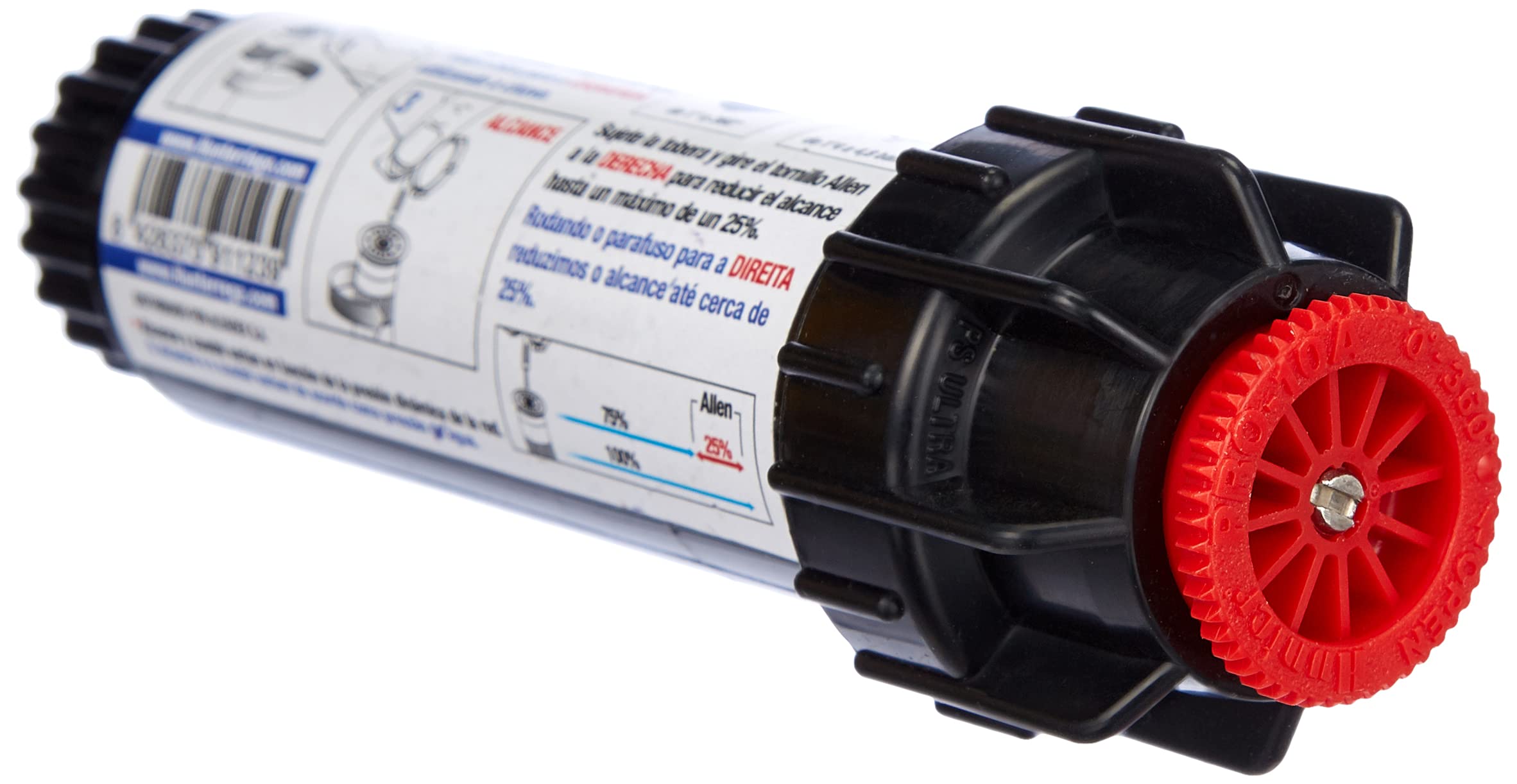 Diffuseur Montant HUNTER PSU0210A - 5 Cm Avec Tuyère Réglable 10A - Connexion 1/2" - Noir