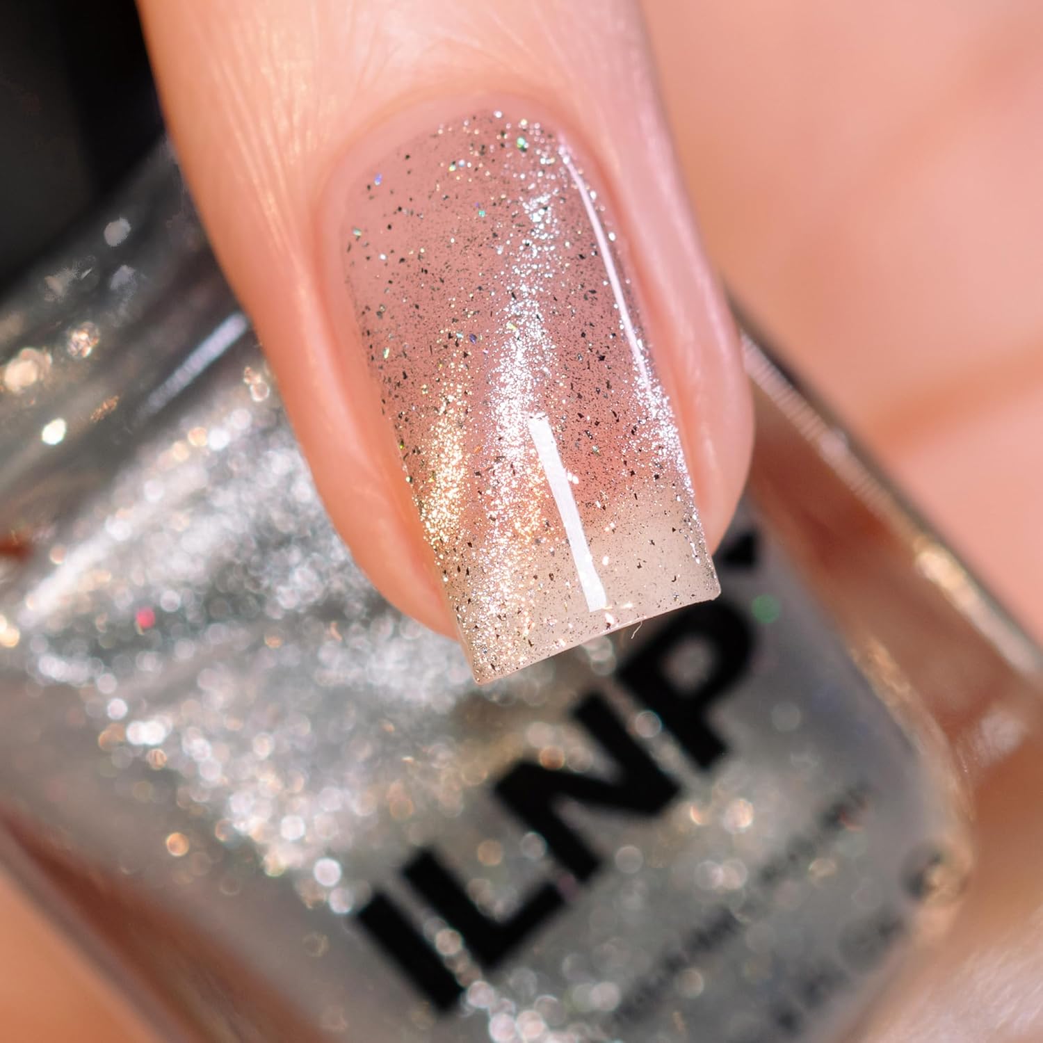 ILNP Bubbly - Silver Magnetic Topper Nail Polish