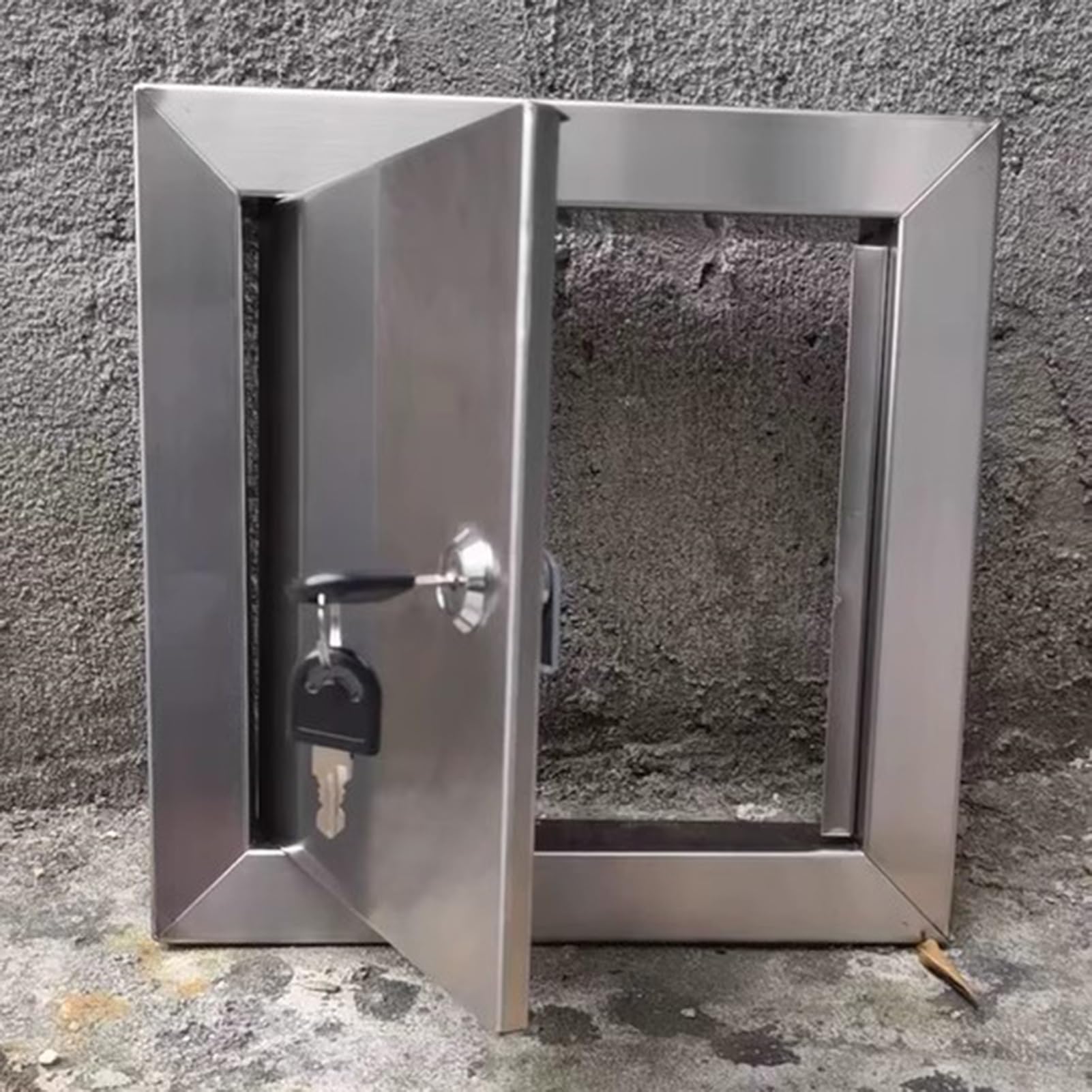 Amazon.co.jp: 点検口 小型ステンレス製アクセスパネル、鍵付き